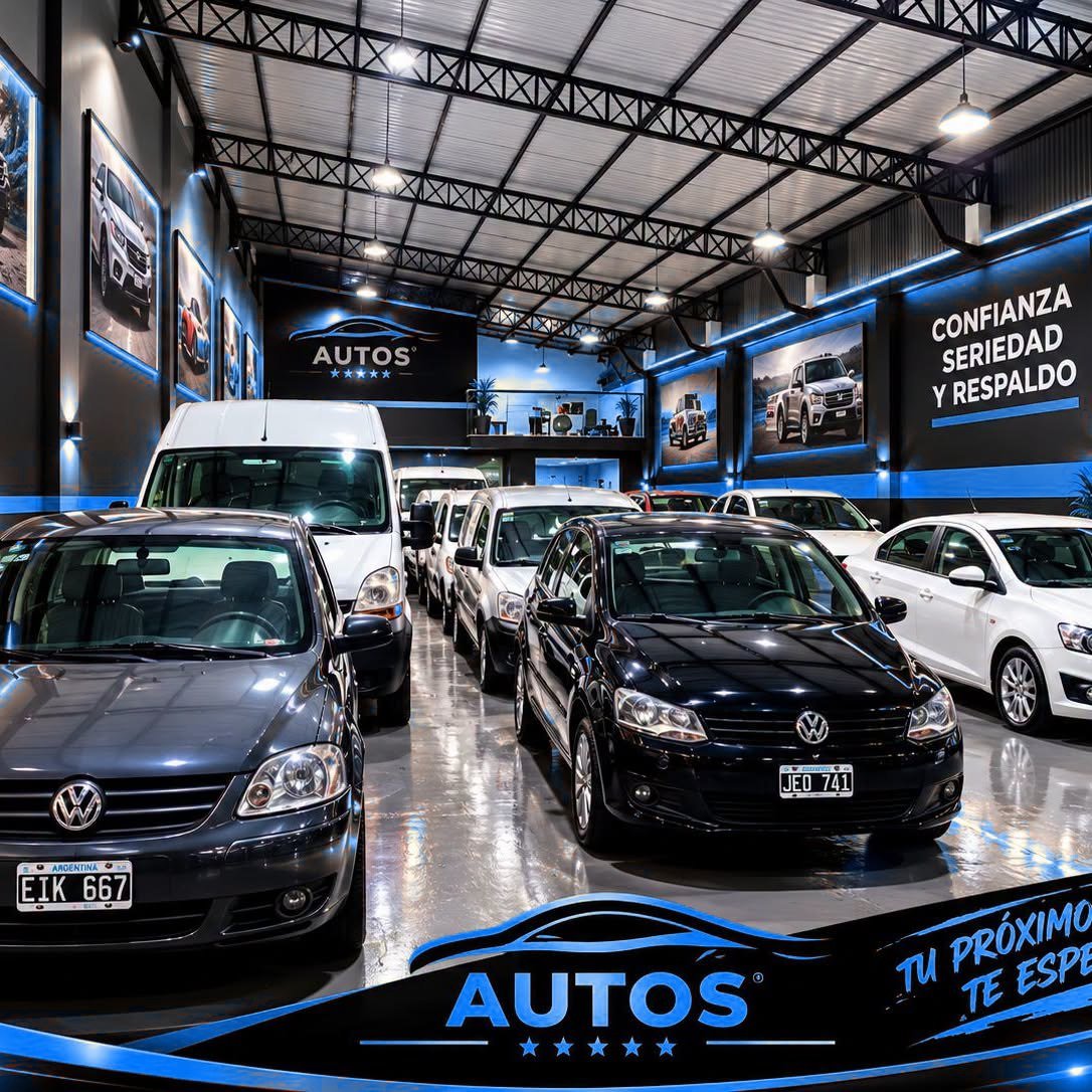 Salón de BNJ Coches con autos y utilitarios en exhibición